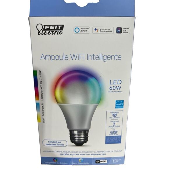 Smart Color Changing Light Bulb Alexa Google Assistant WiFi Dimmable LED 60 Watt - Picture 4 of 15